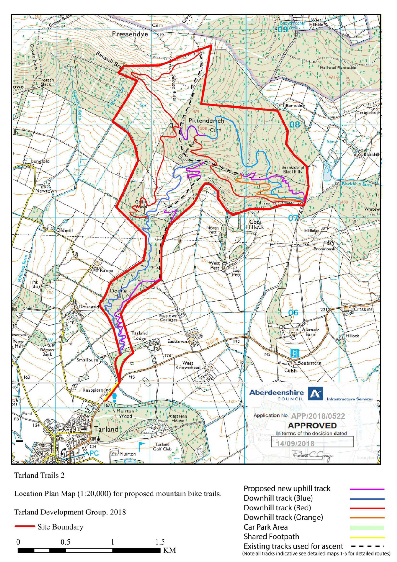Tarland map