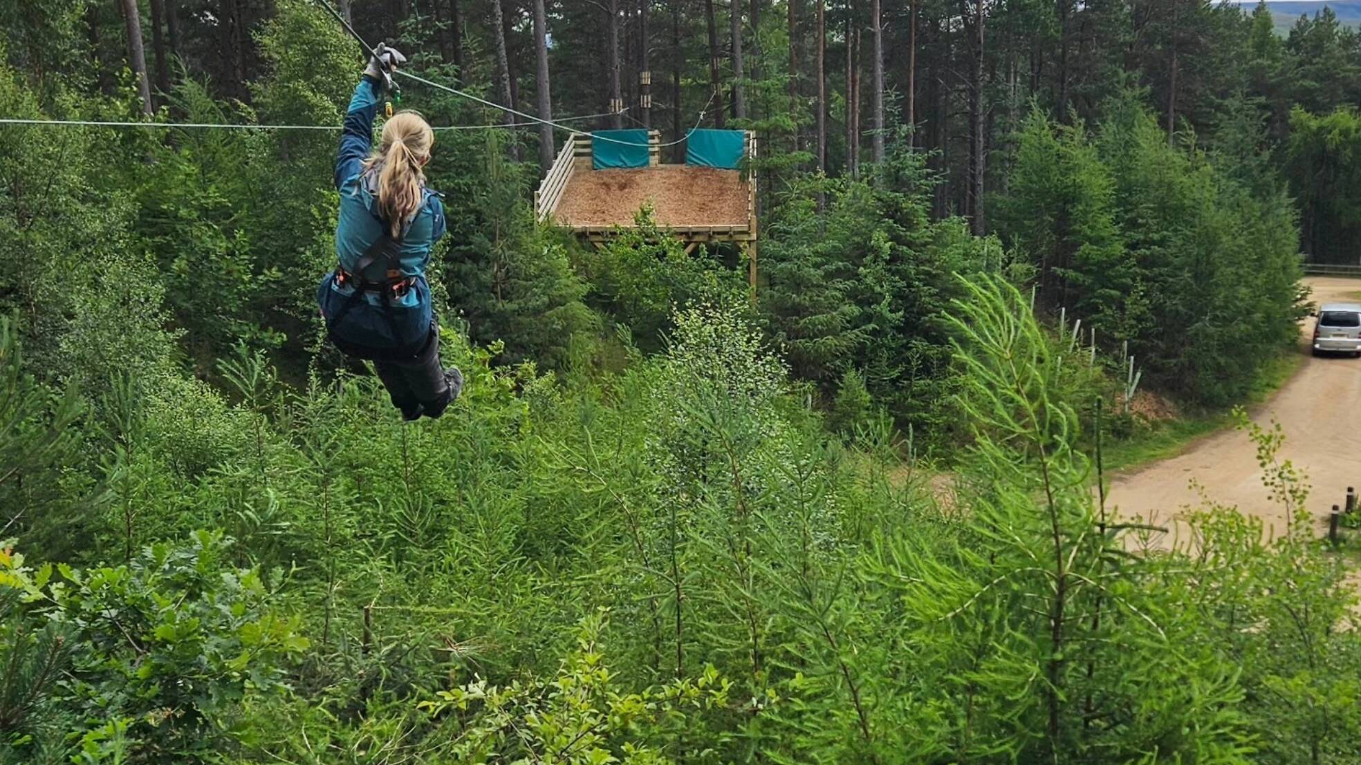 Glenlivet zip wire