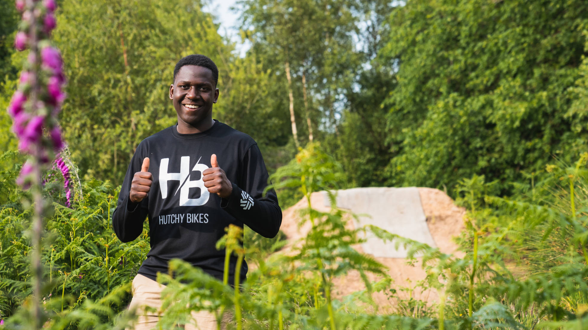 Nyasha thumbs up