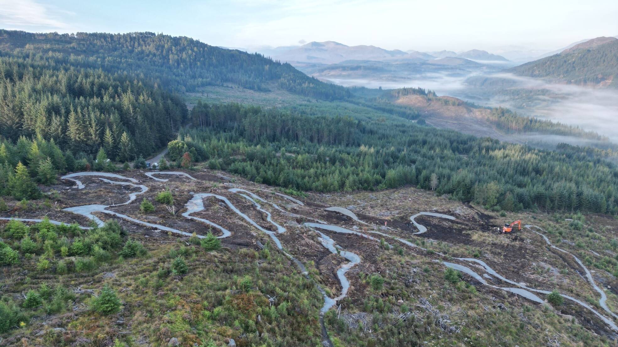 Laggan ariel shot