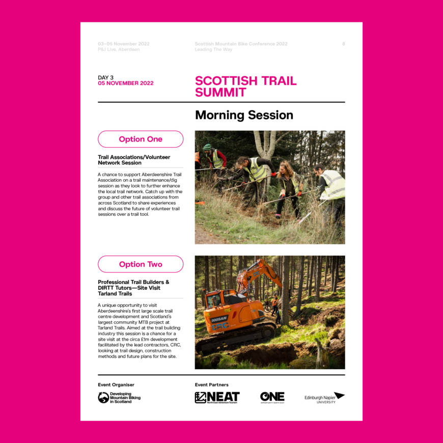 Scottish MTB Conference Programme Day 3