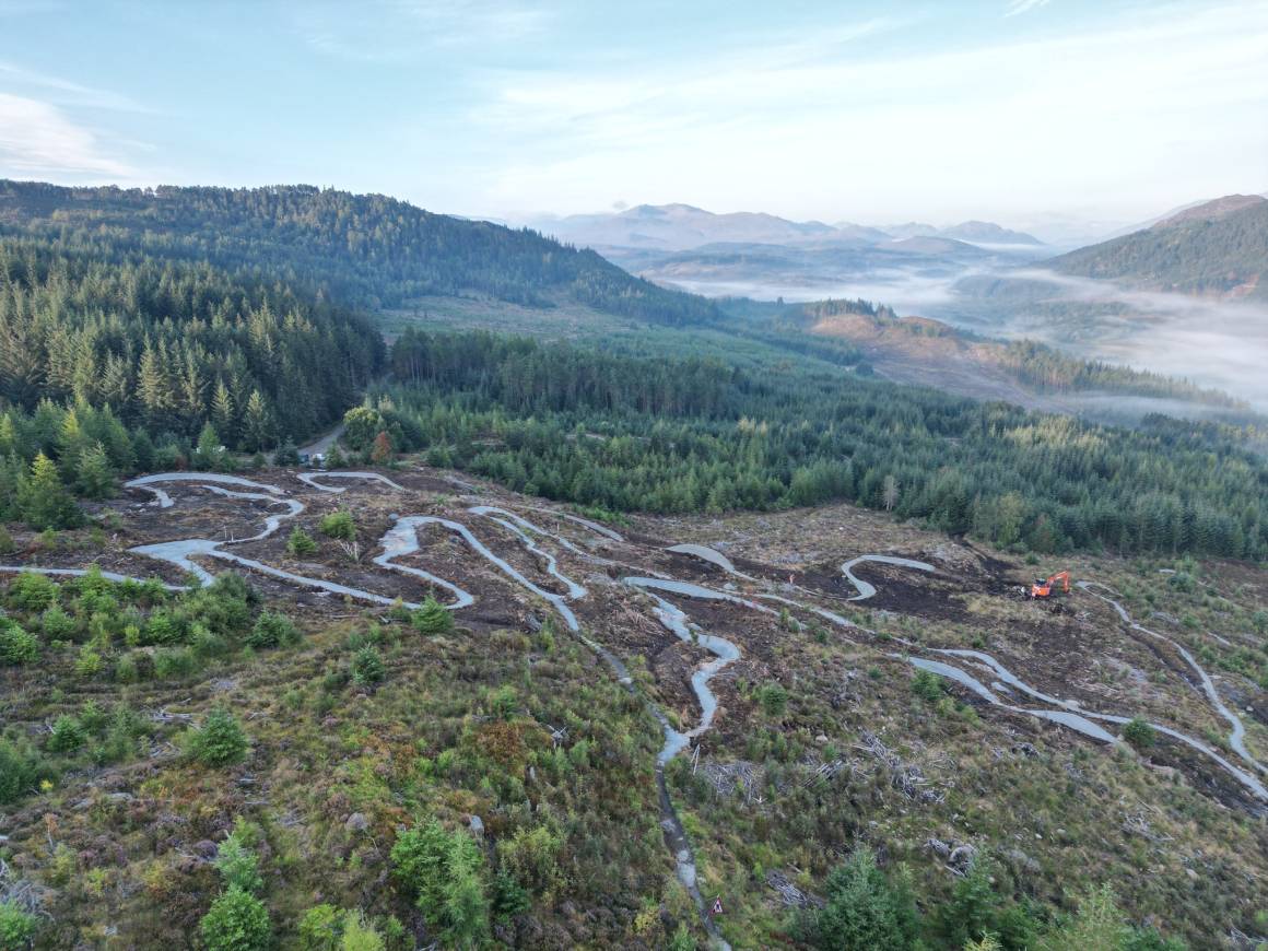 Laggan ariel shot