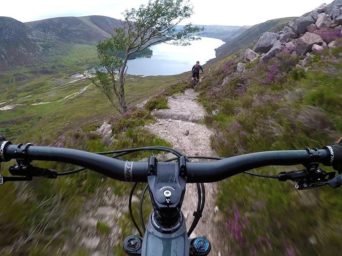 Streak of lightning loch muick mtb descent cairngorms aberdeenshire